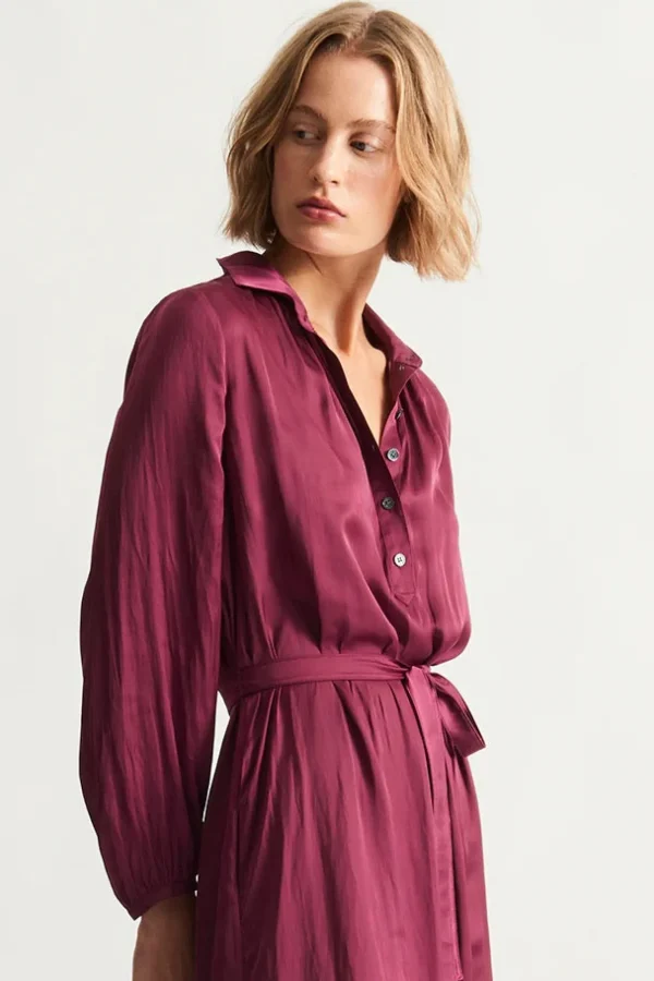 Dresses | Raquel Allegra Vivienne Dress Berry