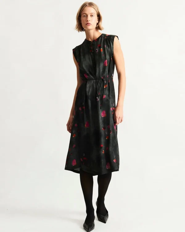 Dresses | Raquel Allegra Zaire Dress Petal Black
