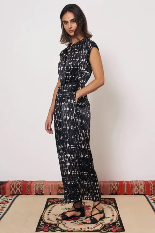 Dresses | Raquel Allegra Zaire Midi Dress Charcoal