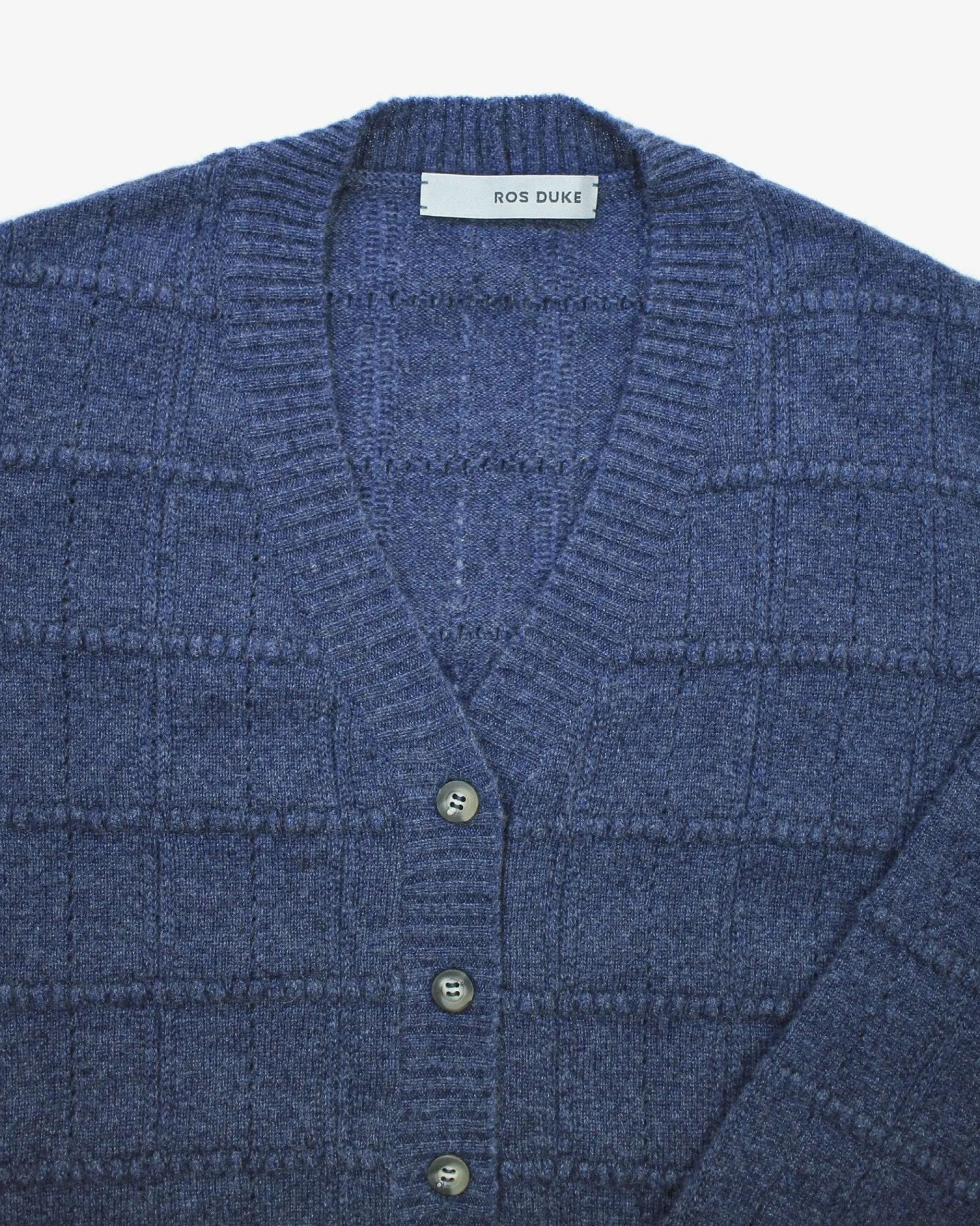 ros_duke_gingham_cardigan_2.webp Sweaters | Ros Duke Gingham Cardigan Selvedge