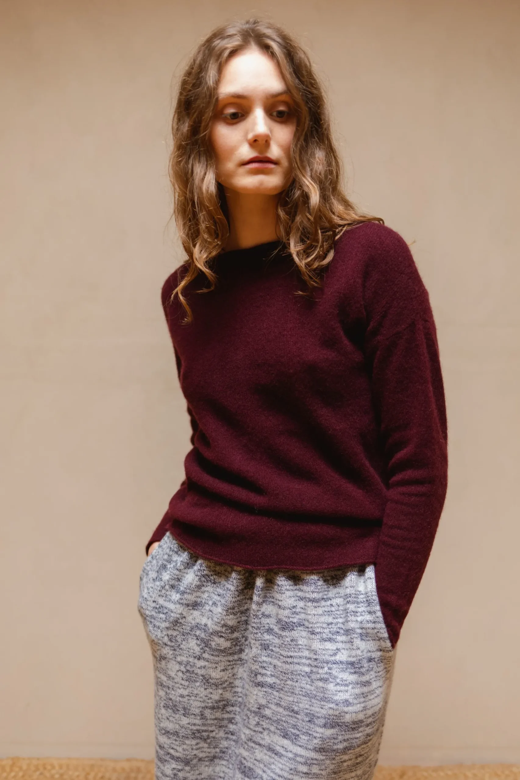 ros_duke_pebble_sweater_d_1.webp Sweaters | Ros Duke Pebble Sweater Damson