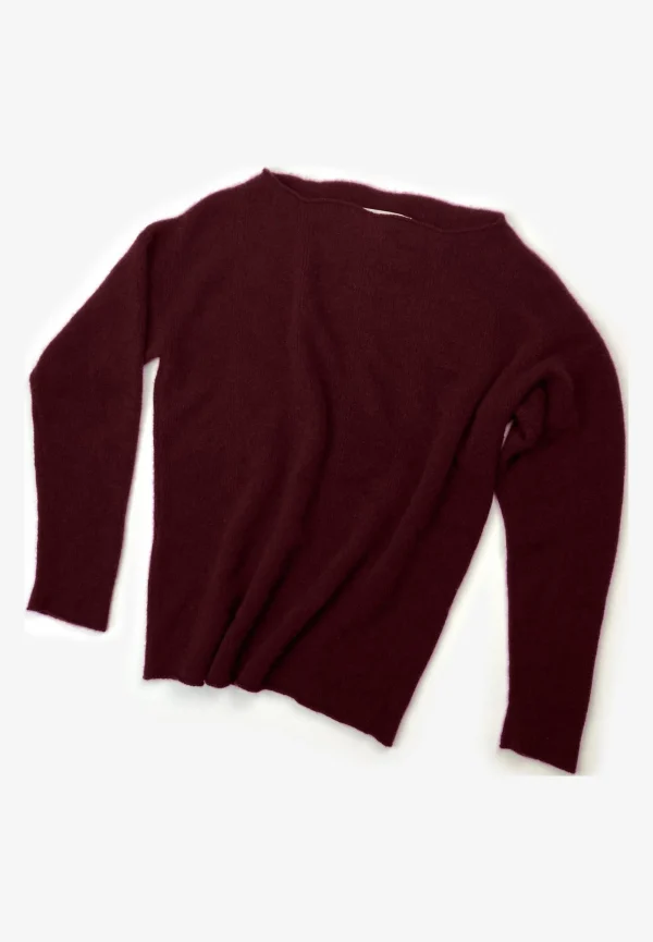 Sweaters | Ros Duke Pebble Sweater Damson