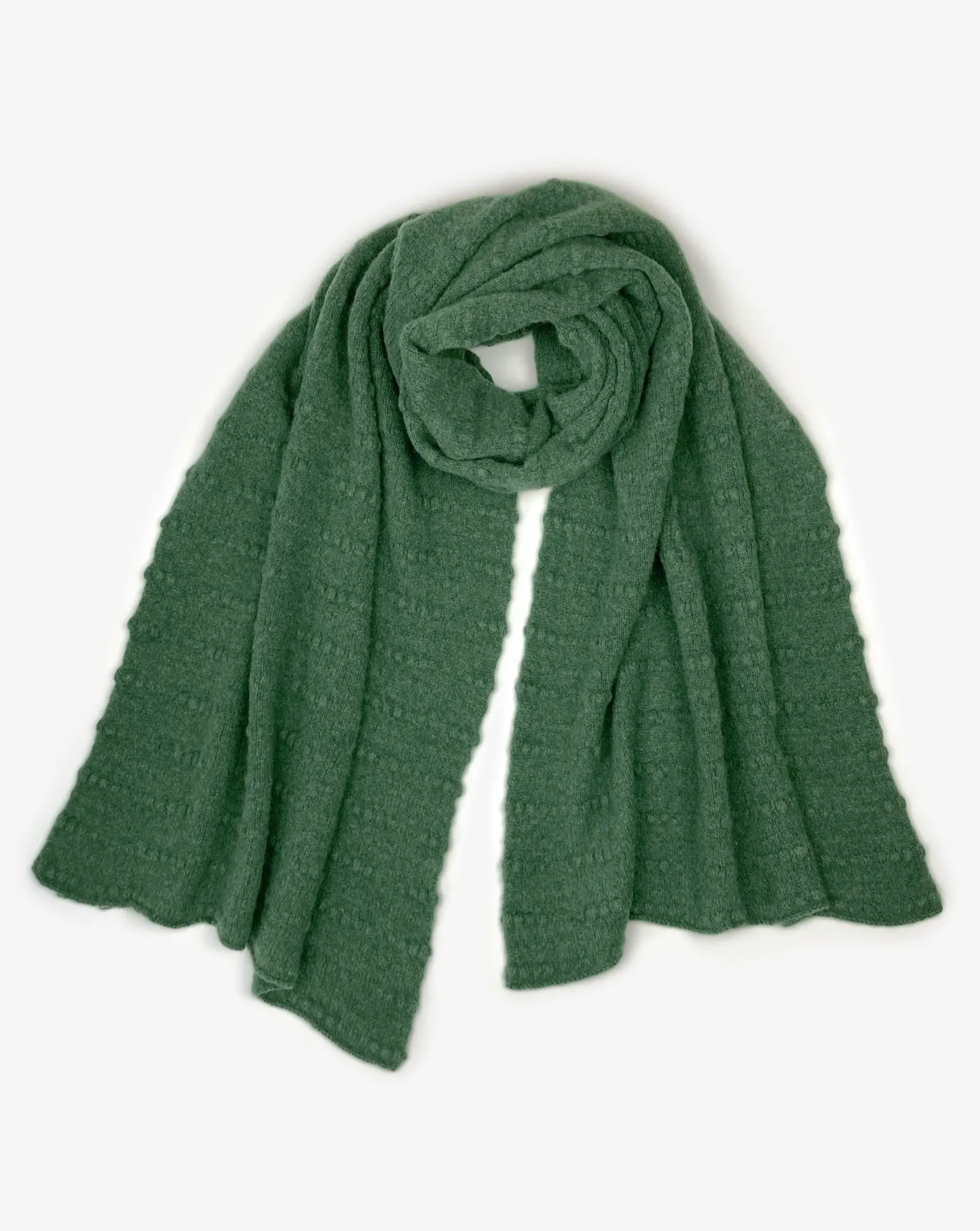 ros_duke_slub_scarf_fores_0.webp Scarves | Ros Duke Slub Scarf Forest