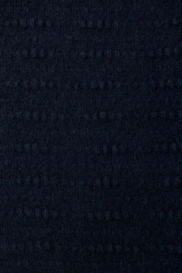 Sweaters | Ros Duke Slub Turtleneck Navy