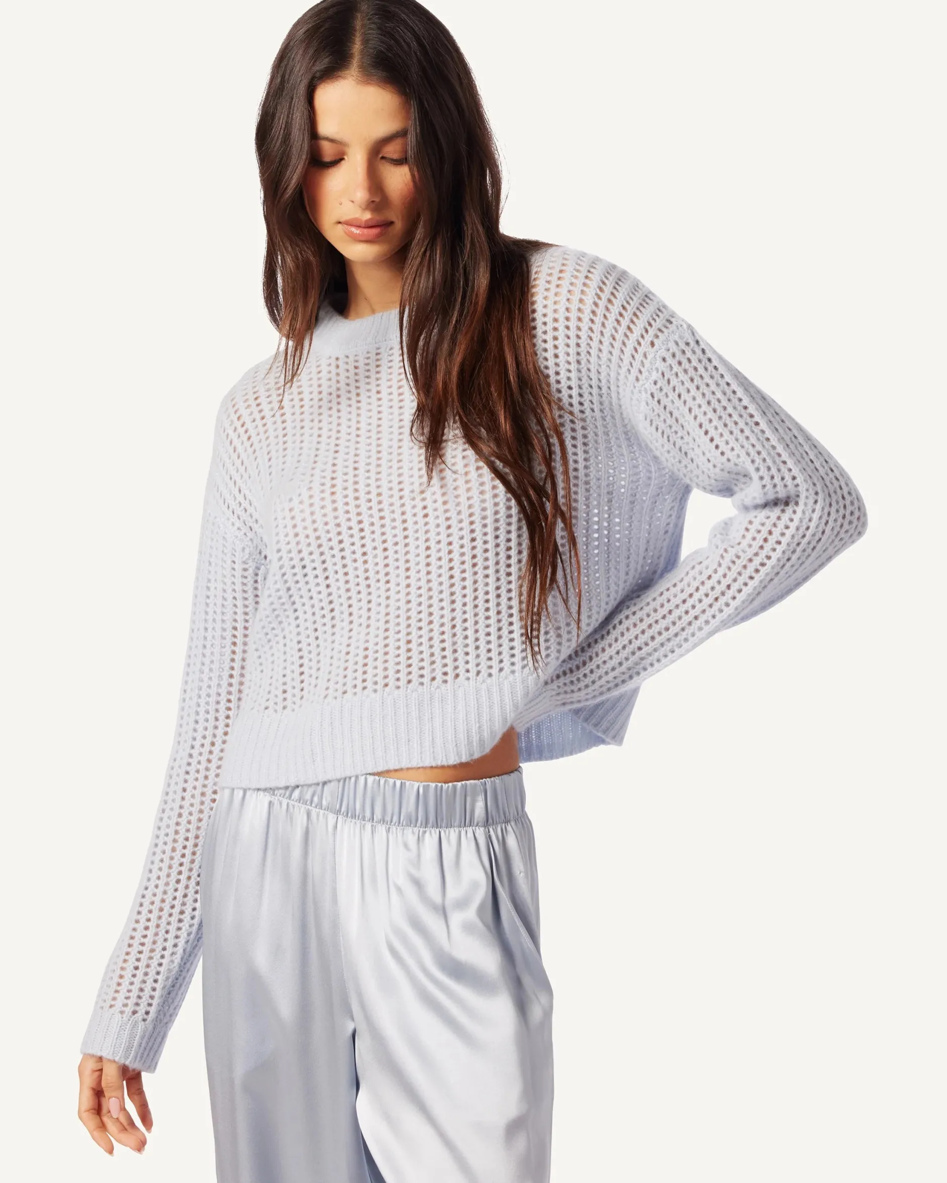 sablyn_marci_long_sleeve__0.webp Sweaters | Sablyn Marci Long Sleeve Cashmere Sweater in Whisper