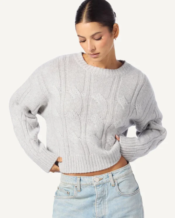 Sweaters | Sablyn Tristan Crewneck Pullover Foggy