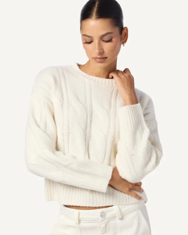 Sweaters | Sablyn Tristan Crewneck Pullover Gardenia