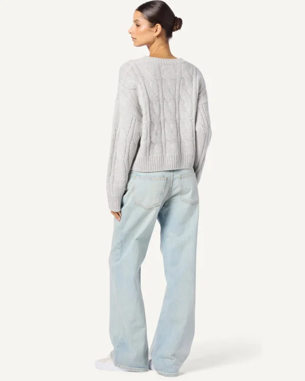 Sweaters | Sablyn Tristan Crewneck Pullover Foggy