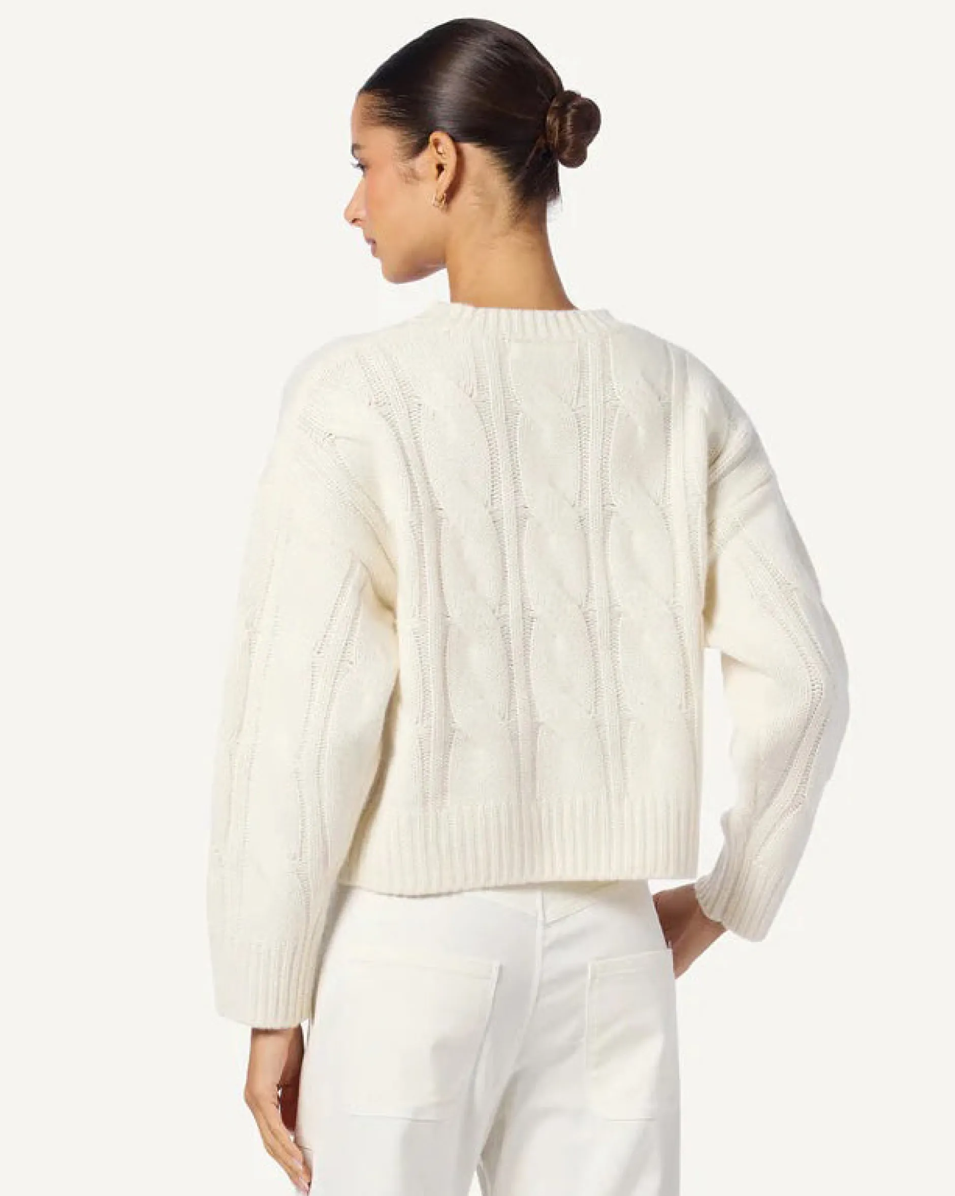 sablyn_tristan_crewneck_p_2.webp Sweaters | Sablyn Tristan Crewneck Pullover Gardenia