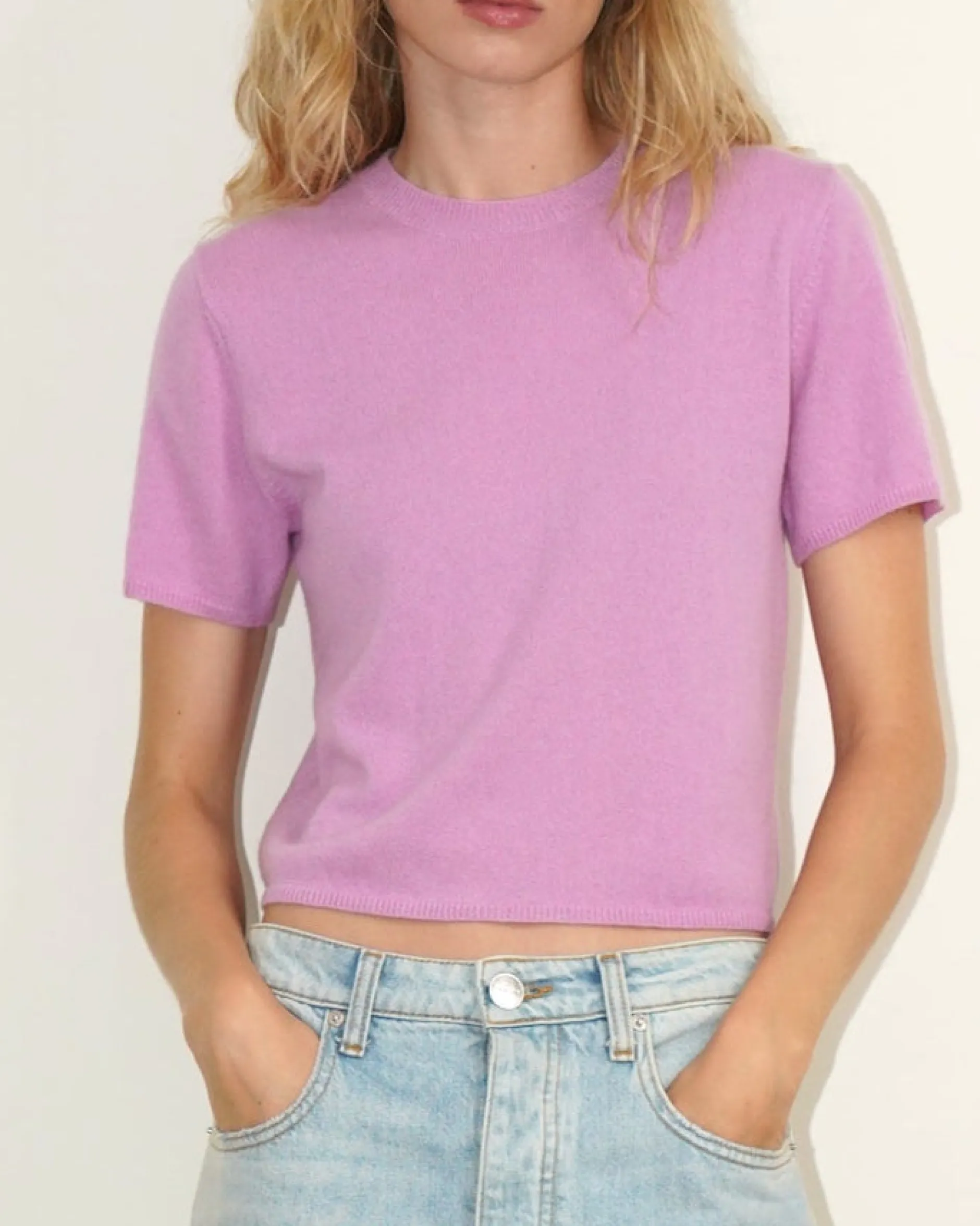 sabyln_charleston_relaxed_0.webp Shirts + Tops | Sablyn Sabyln Charleston Relaxed Crewneck Tee Orchid