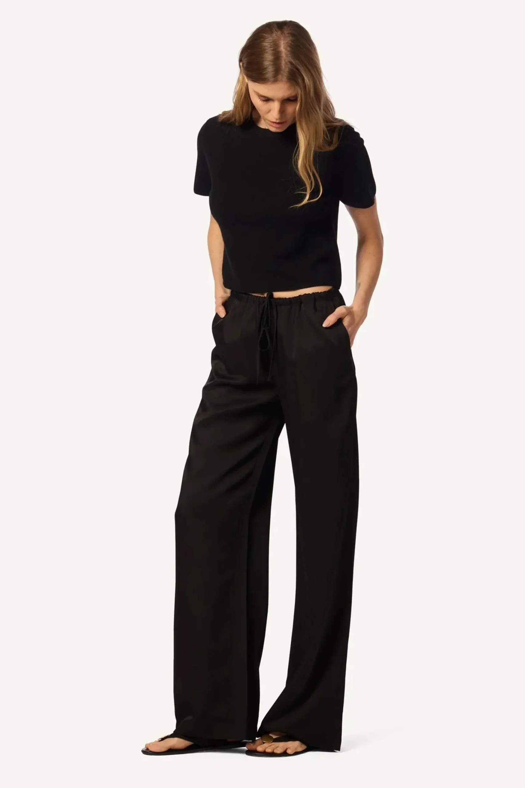 sabyln_charleston_relaxed_2.webp Shirts + Tops | Sablyn Sabyln Charleston Relaxed Crewneck Tee Black