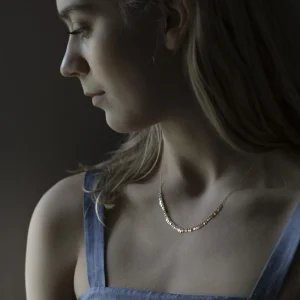 Jewelry | Sia Taylor 18K Rainbow Graduating Dots Necklace
