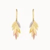 Jewelry | Sia Taylor 18K Small Rainbow Leaf Earrings