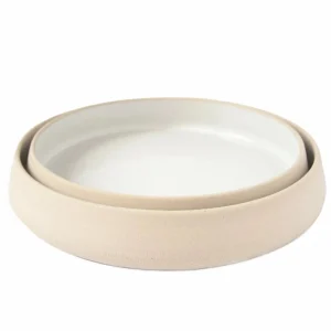 Tabletop | Thistle Hill Stoneware Salad Plates with High Sides