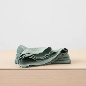 Home Decor | Pillows | Thistle Hill Stonewashed Linen Napkins Sea Foam