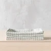 Home Decor | Pillows | Thistle Hill Striped Linen Napkins Forest Green Natural Brittany