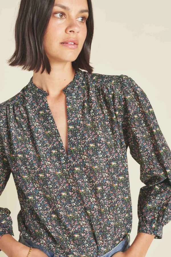 Shirts + Tops | Trovata Bailey Blouse Winterbloom