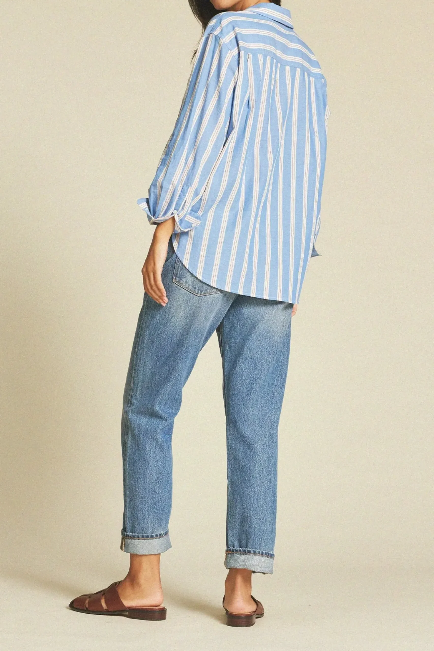 trovata_blake_oversized_s_3.webp Shirts + Tops | Trovata Blake Oversized Shirt Napoli Stripe