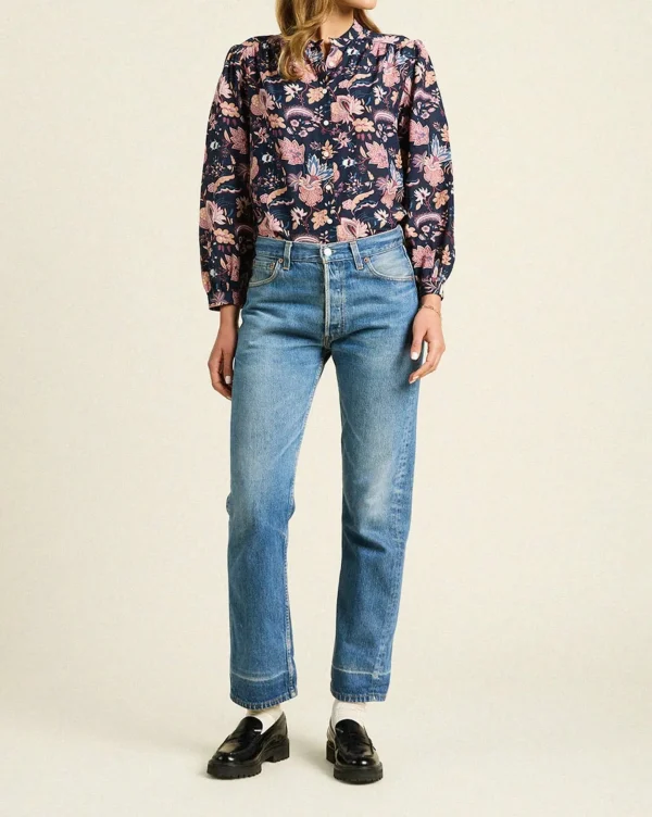 Shirts + Tops | Trovata Clara Blouse Seaborne Floral