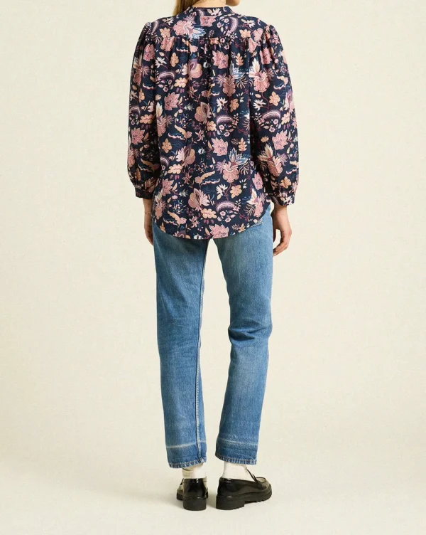 Shirts + Tops | Trovata Clara Blouse Seaborne Floral