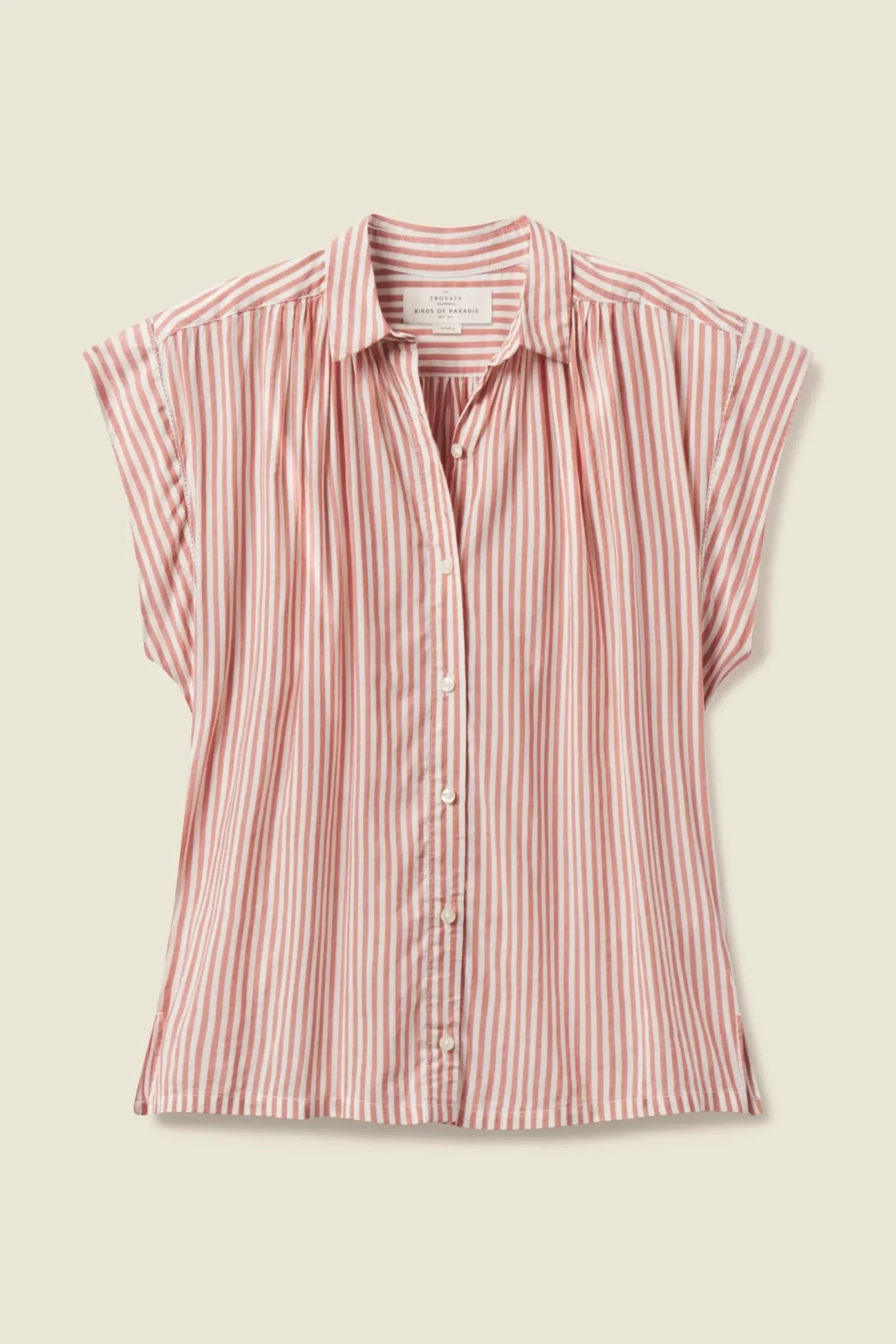 trovata_della_shirt_brand_2.webp Shirts + Tops | Trovata Della Shirt Brandy Stripe