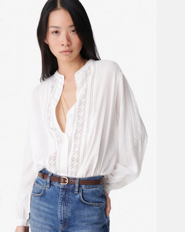 Shirts + Tops | Vanessa Bruno Coco Shirt Blanc