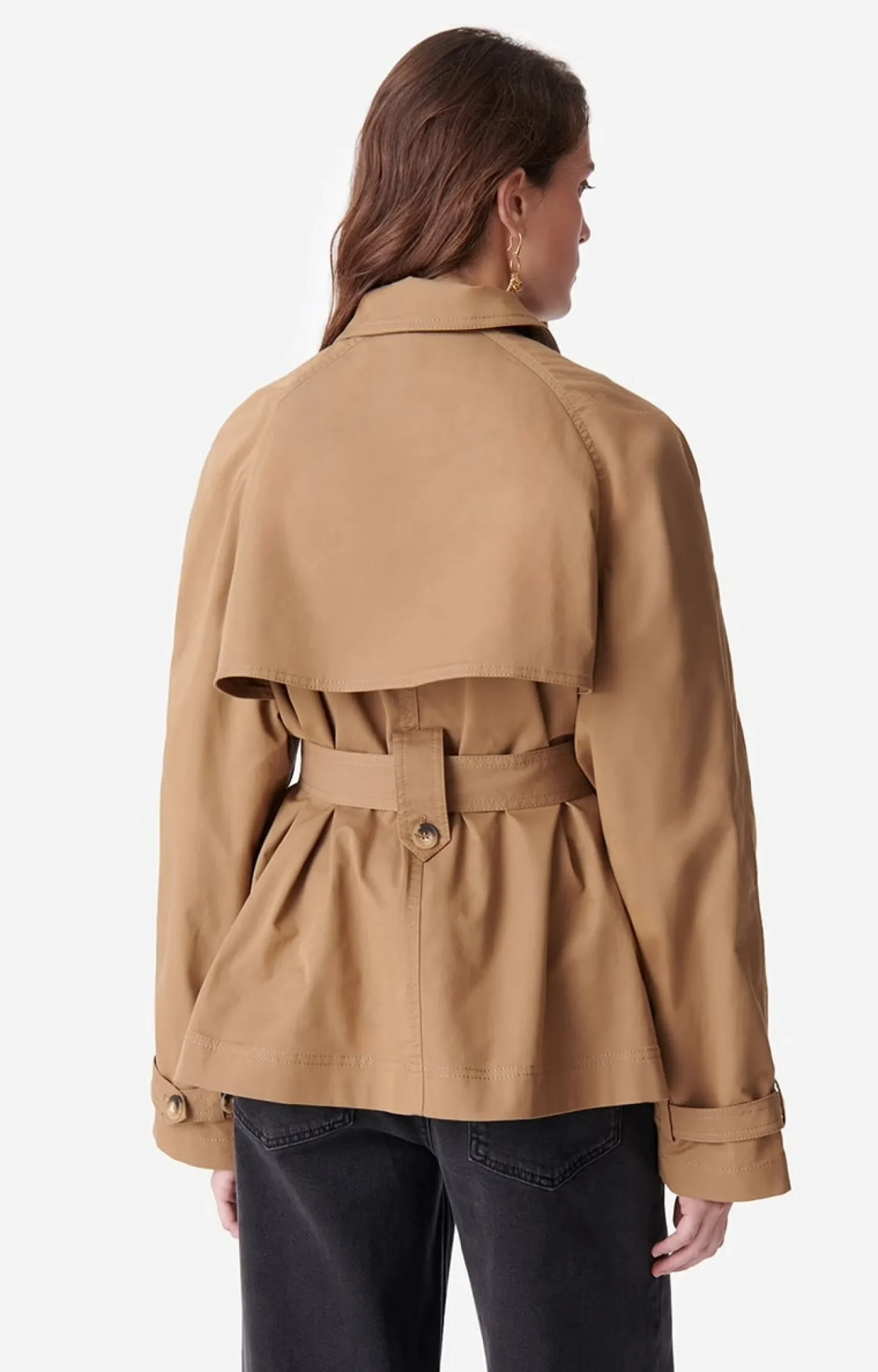 vanessa_bruno_dublin_tren_2.webp Outerwear | Vanessa Bruno Dublin Trench Biscuit