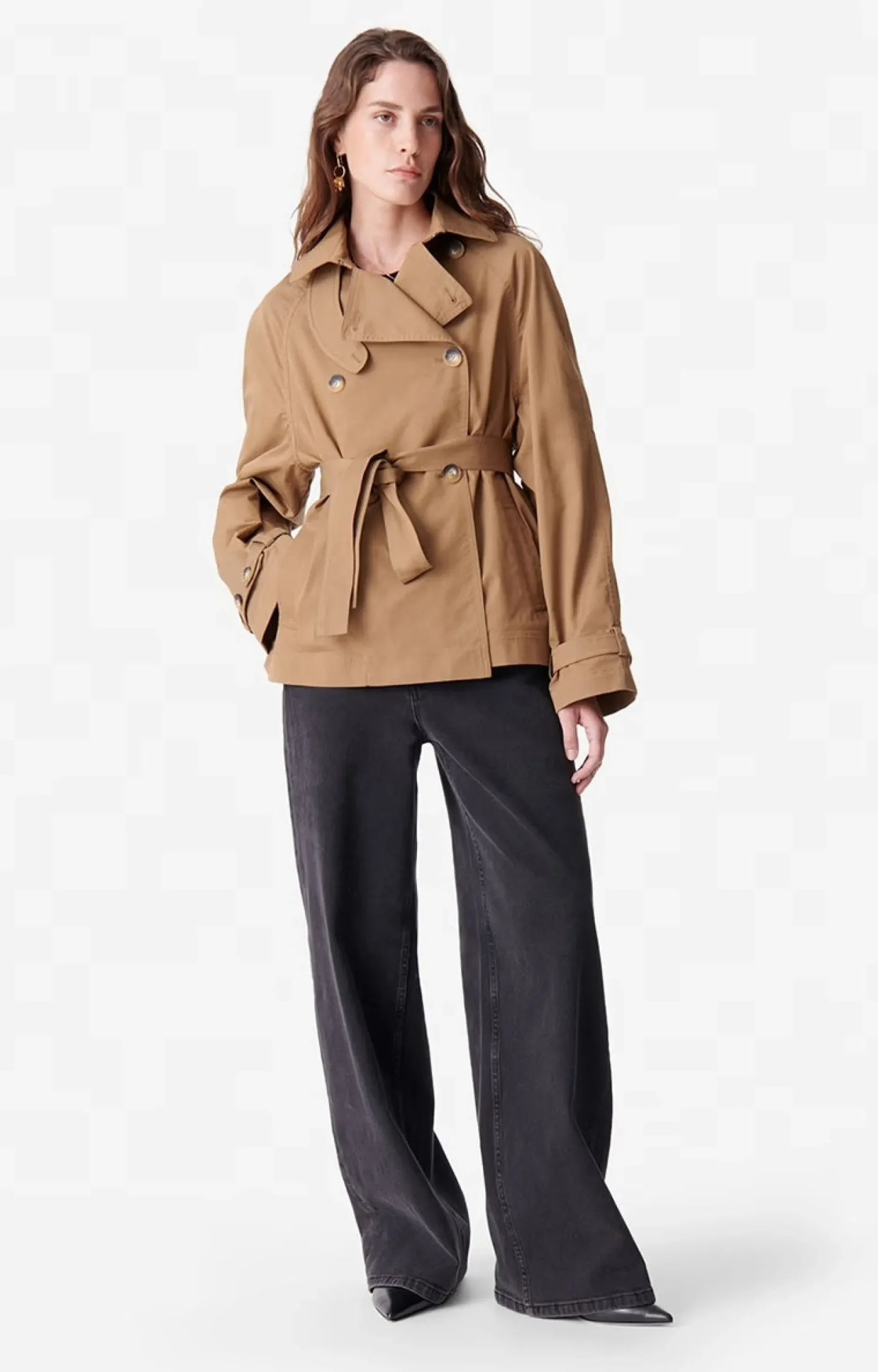 vanessa_bruno_dublin_tren_3.webp Outerwear | Vanessa Bruno Dublin Trench Biscuit