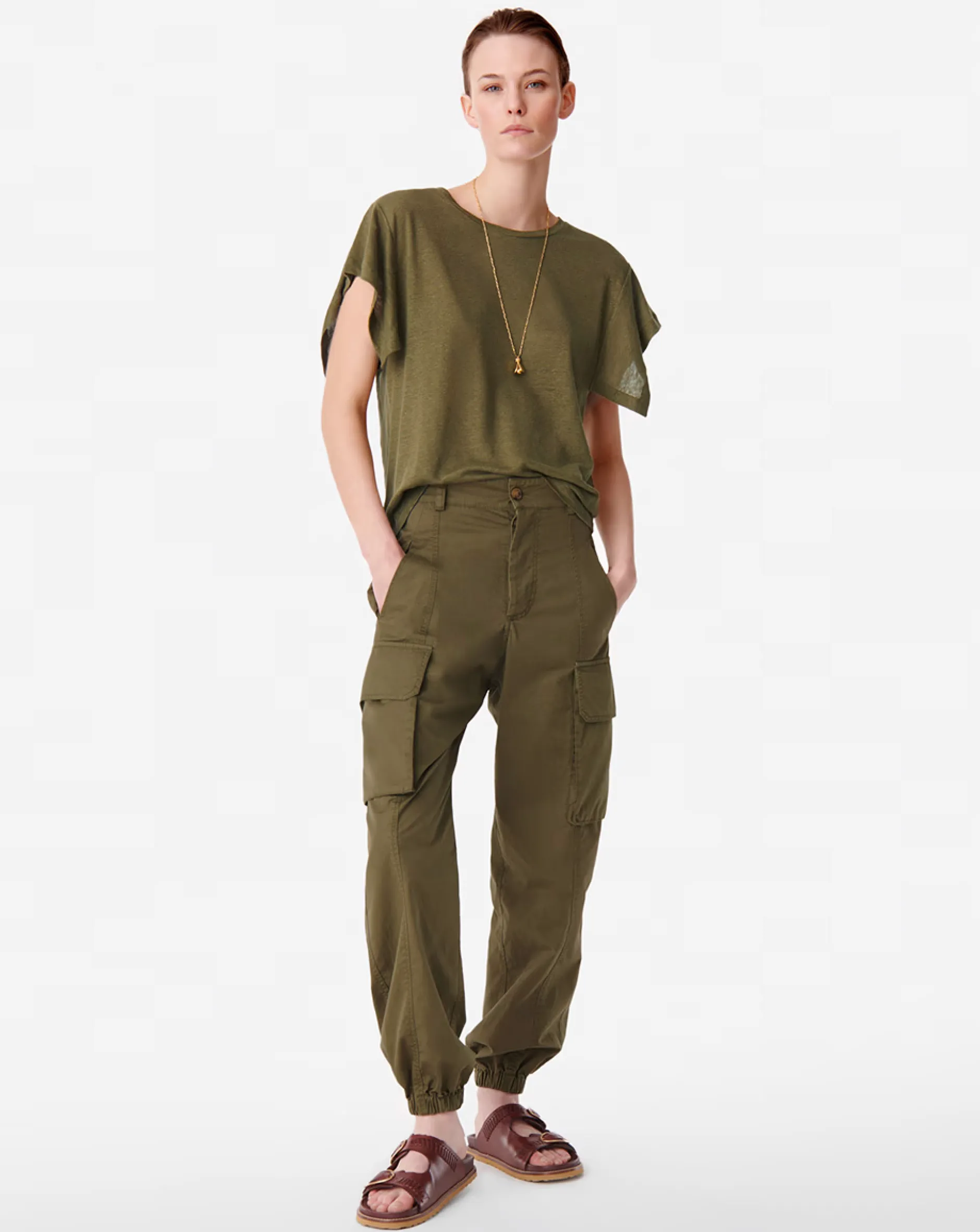 vanessa_bruno_victor_pant_0.webp Pants | Vanessa Bruno Victor Pant Vegetal