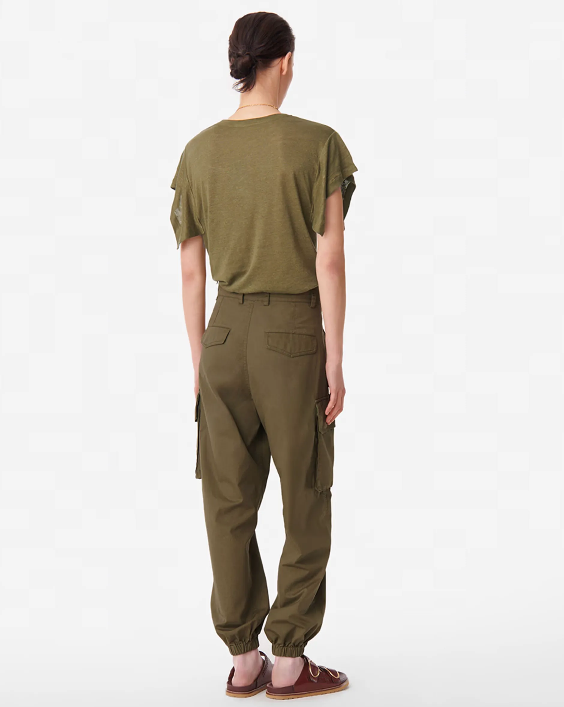 vanessa_bruno_victor_pant_2.webp Pants | Vanessa Bruno Victor Pant Vegetal