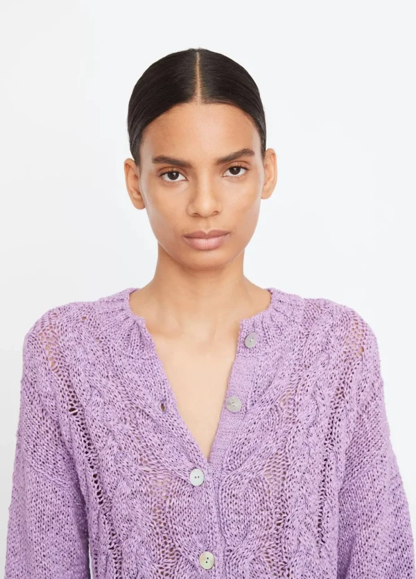 Sweaters | Vince Cable Front Cardigan Hydrangea
