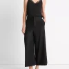 Pants | Vince Mid Rise Brushed Flannel Culotte Black