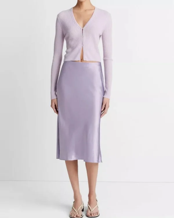 Sweaters | Vince Shrunken Button Cardi Sweet Pea