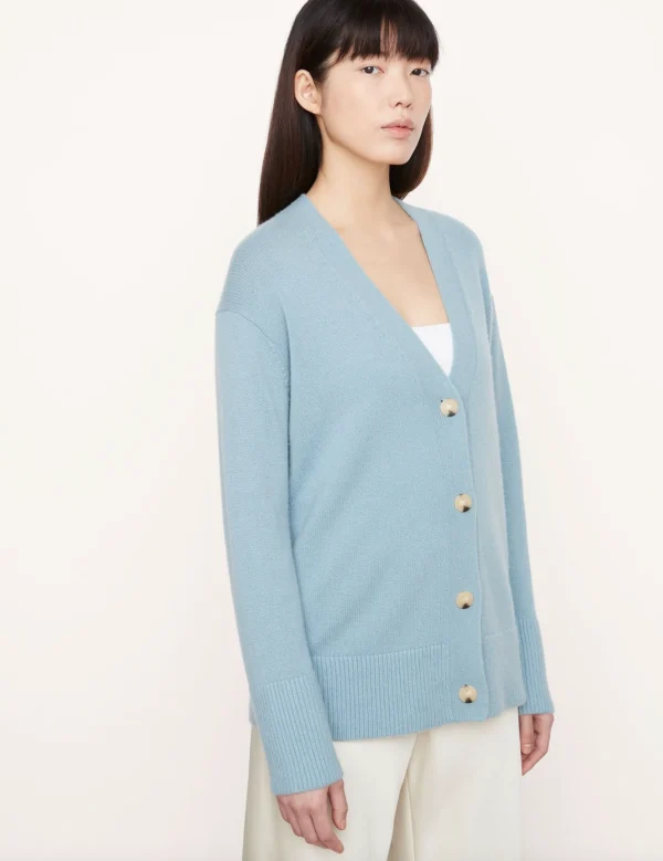 Sweaters | Vince Weekend Cardigan Marine Fog