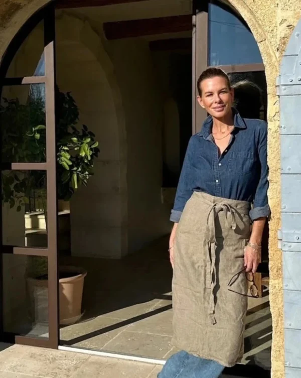 Linens | Vivi et Margot French Linen Bistro Apron