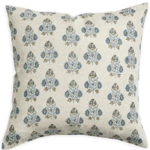 Pillows | Walter G Ankara Fresh Azure Linen Cushion