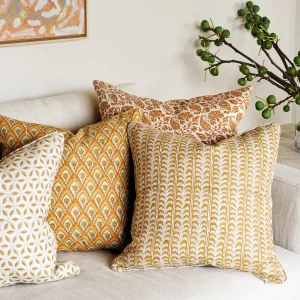 Pillows | Walter G Chintz Spice Linen Cushion