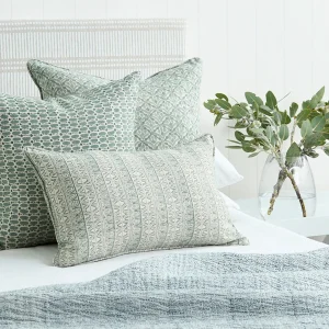Pillows | Walter G Corfu Celadon Linen Cushion