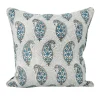 Pillows | Walter G Paisley Tobacco linen cushion