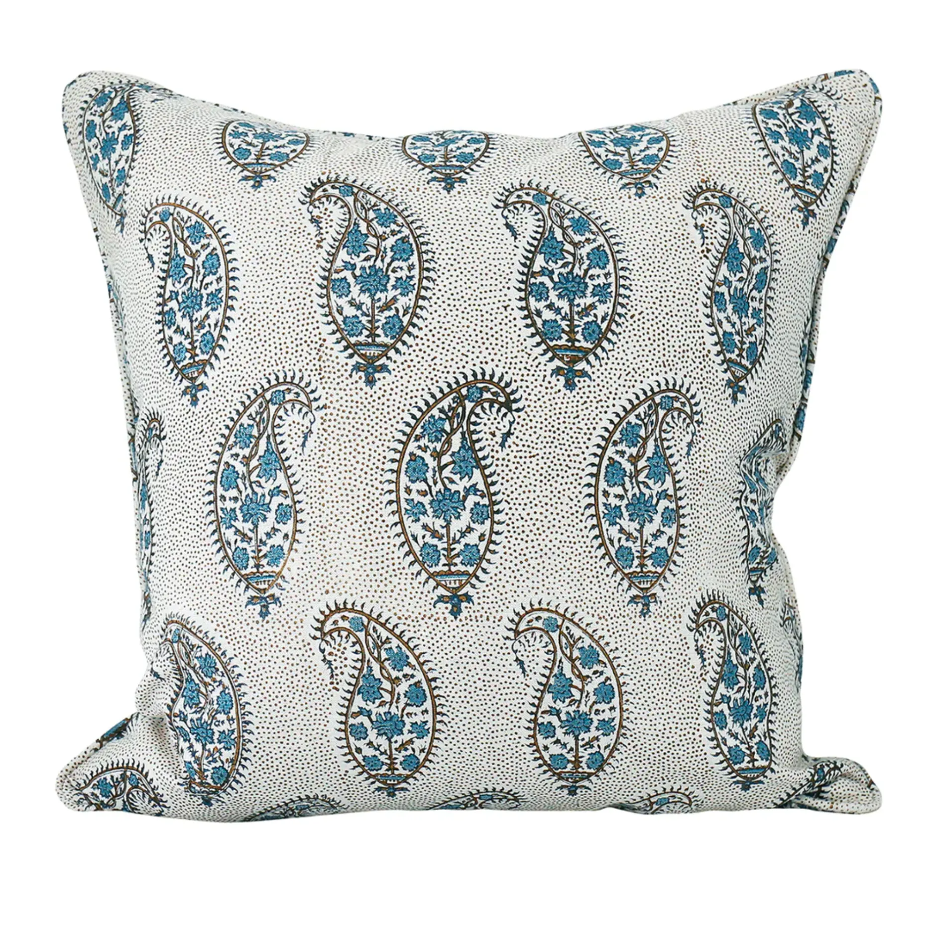 walter_g_paisley_tobacco__0.webp Pillows | Walter G Paisley Tobacco linen cushion