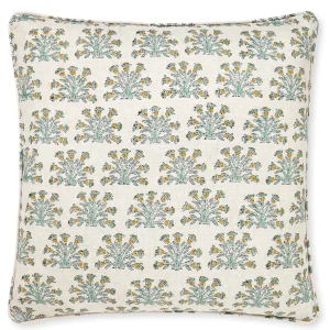 Pillows | Walter G Samode Celadon linen cushion