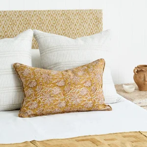Pillows | Walter G Uluwatu Spice Linen Cushion