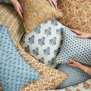 Pillows | Walter G Uluwatu Spice Linen Cushion