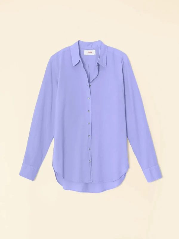 Shirts + Tops | Xirena Beau Shirt Dark Periwinkle