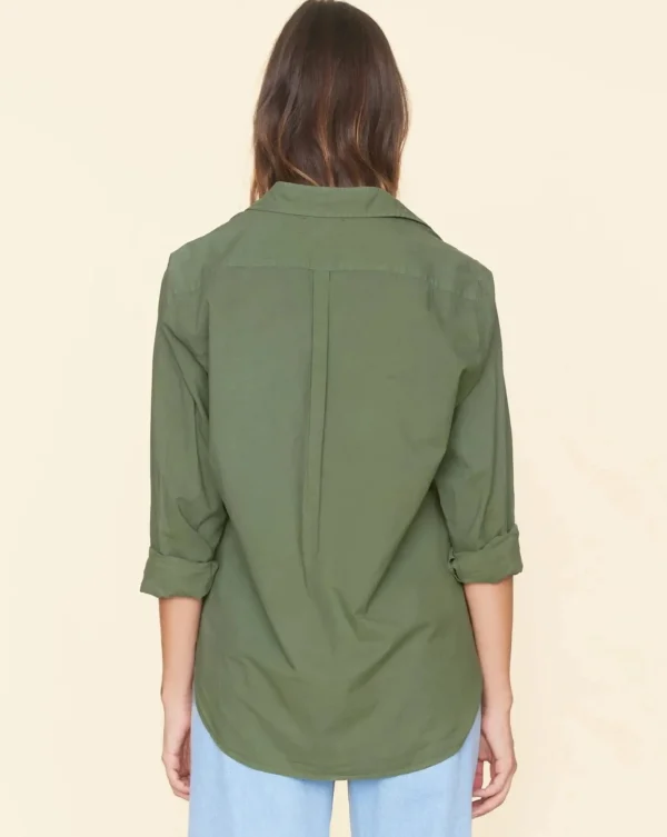 Shirts + Tops | Xirena Beau Shirt Green Army