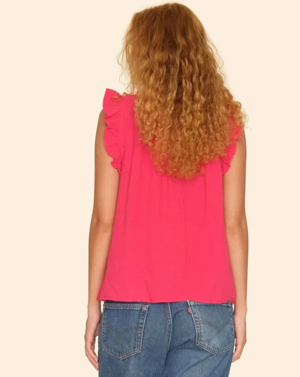 Shirts + Tops | Xirena Bex Gauze Top Sweet Pea