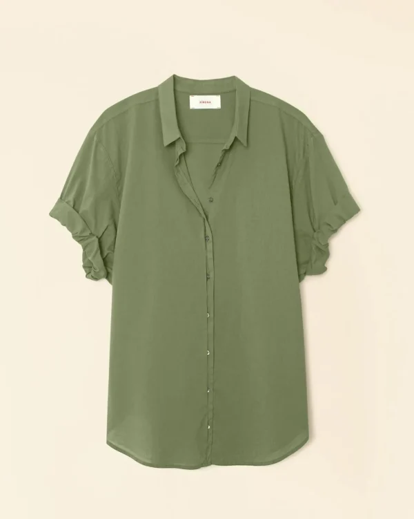 Shirts + Tops | Xirena Channing Shirt Four Leaf