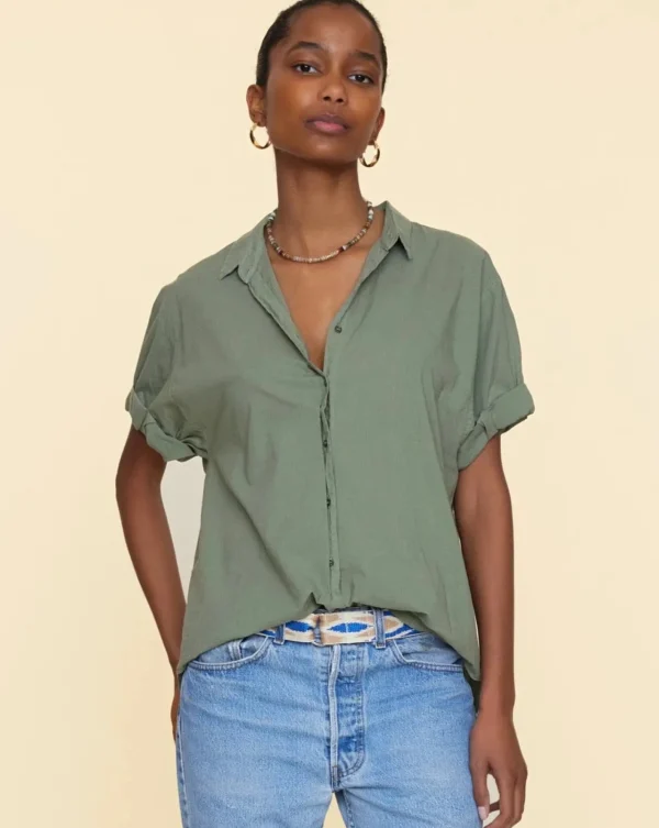 Shirts + Tops | Xirena Channing Shirt Mossy