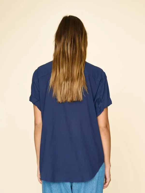 Shirts + Tops | Xirena Channing Shirt Navy