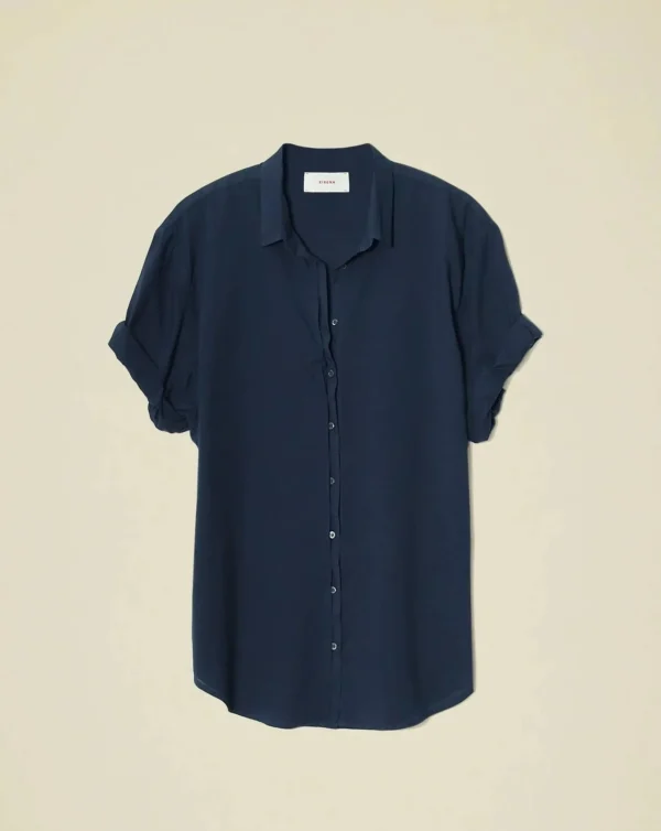 Shirts + Tops | Xirena Channing Shirt Navy